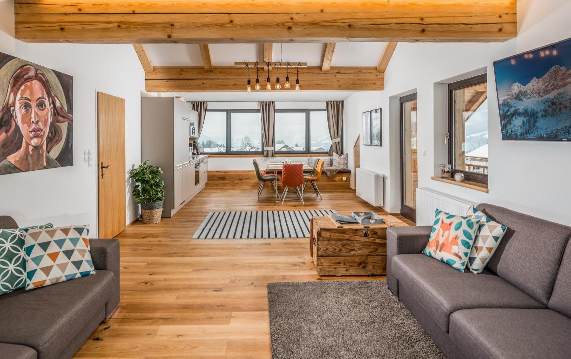 Apartment Naturchalet Hoeflehner - Heimgefuehl & Ruhelage An Loipe & Wanderweg Ramsau am Dachstein